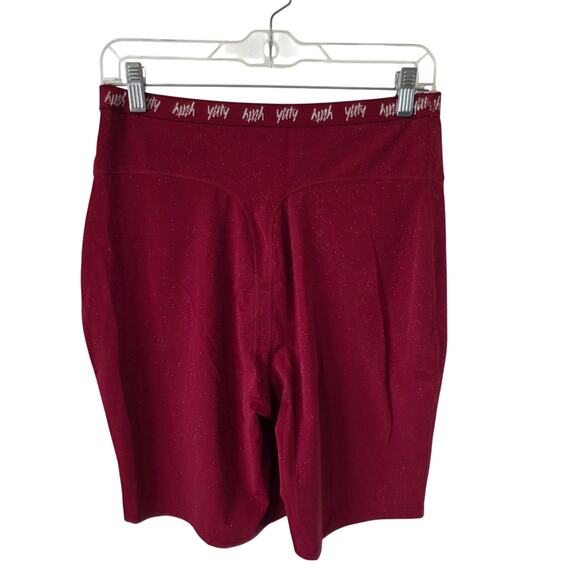 YITTY Women's Spotlight Shaping High Waist Short Size XL Shimmered Merlot - Picture 2 of 3
